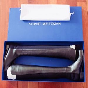 Stuart Weitzman Leather 5050 Boots 7.5